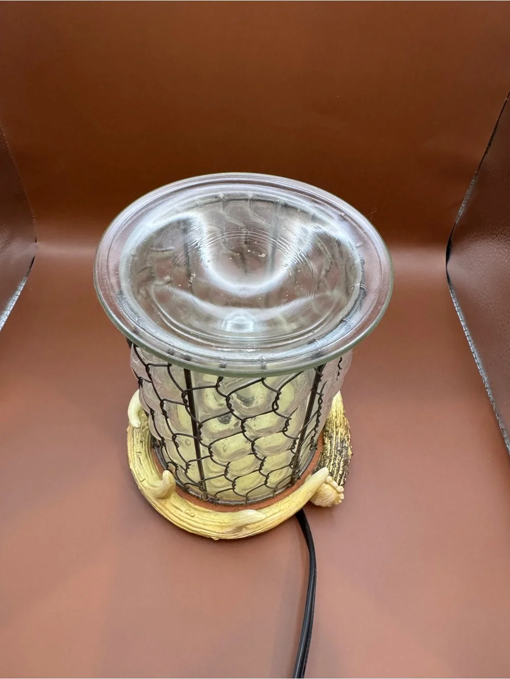 Scentsy Antler Lodge Warmer, Used in Box